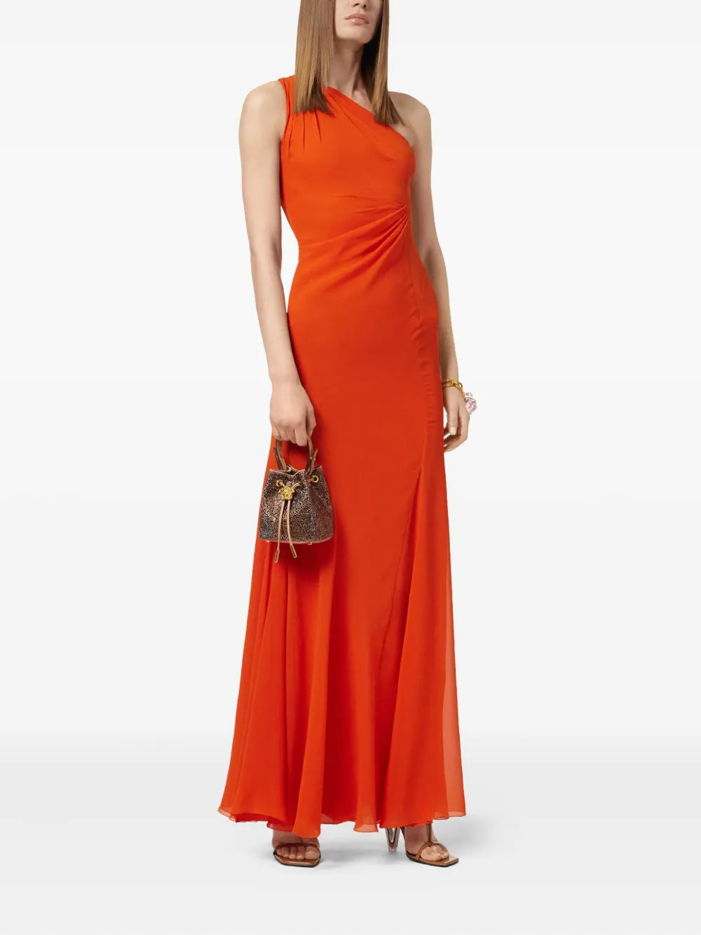 Versace Roxy bucket-tas verfraaid met stras Bruin