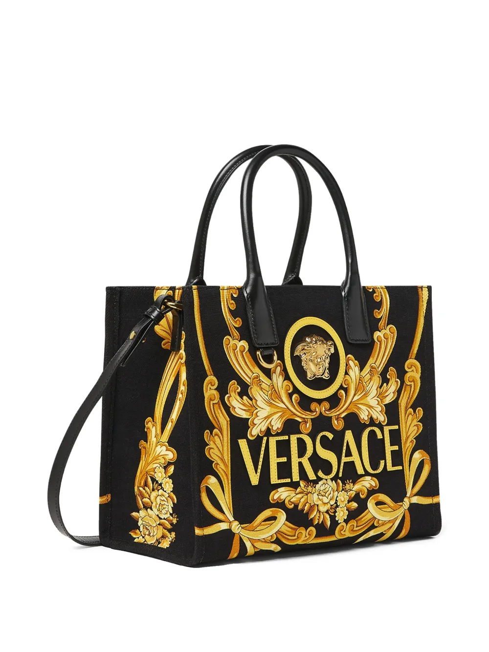 Versace Kleine Cameo La Medusa shopper Zwart