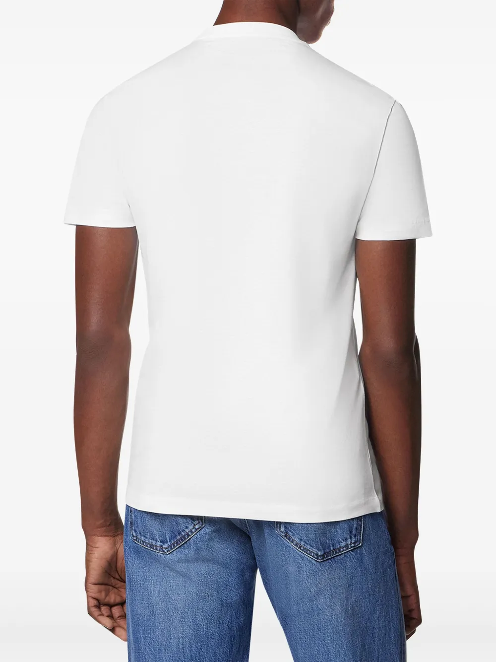 Versace T-shirt met logoprint Wit