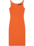 Versace scoop-neck dress - Orange