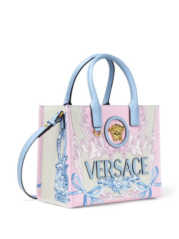 Versace Small Cameo La Medusa Tote Bag | Pink | FARFETCH