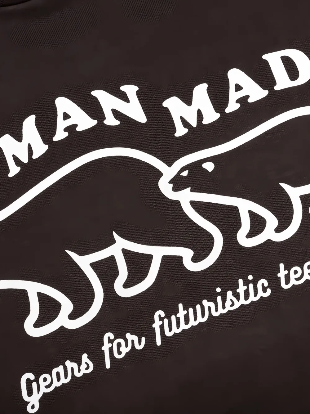 Human Made Hoodie met ijsbeerprint Zwart