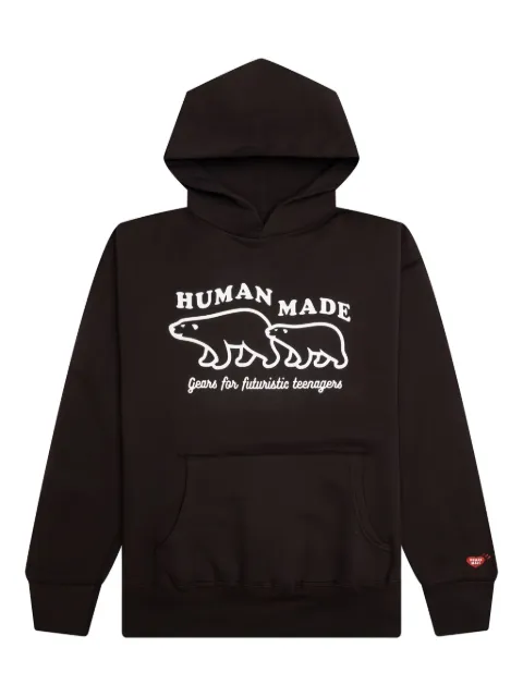 Human Made polar bear-print hoodie