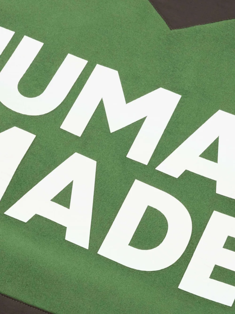 Human Made Fleece jack met vlakken Groen