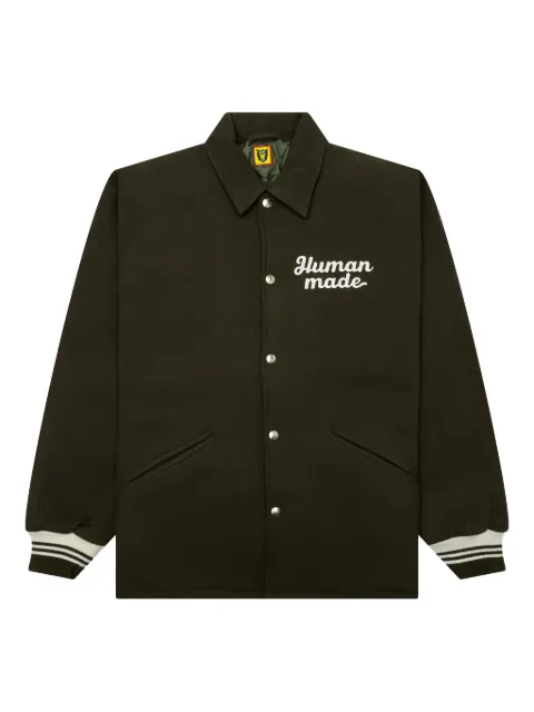 Human Made Stadium embroidered-patch varsity jacket