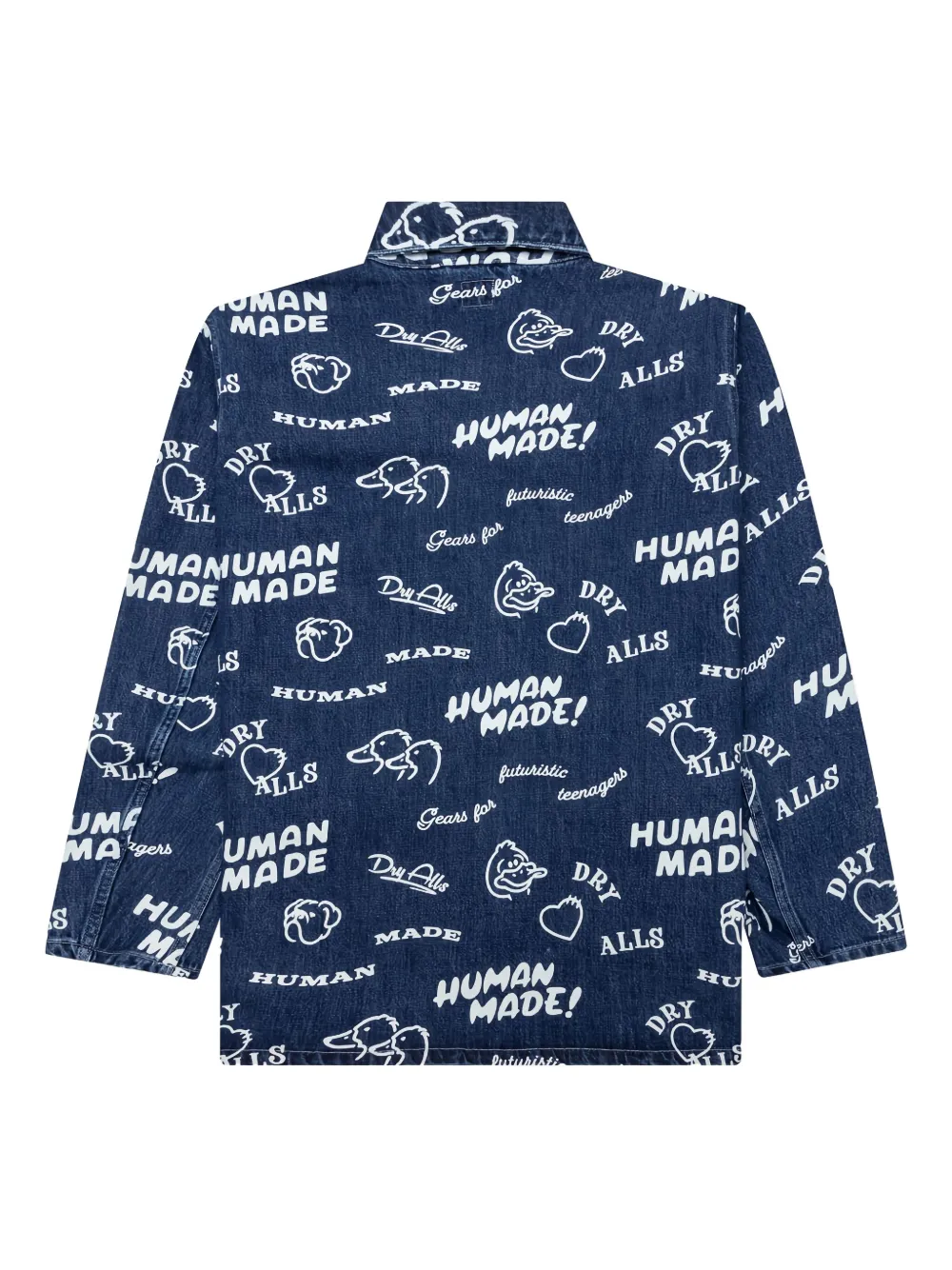 Human Made Denim jack Blauw