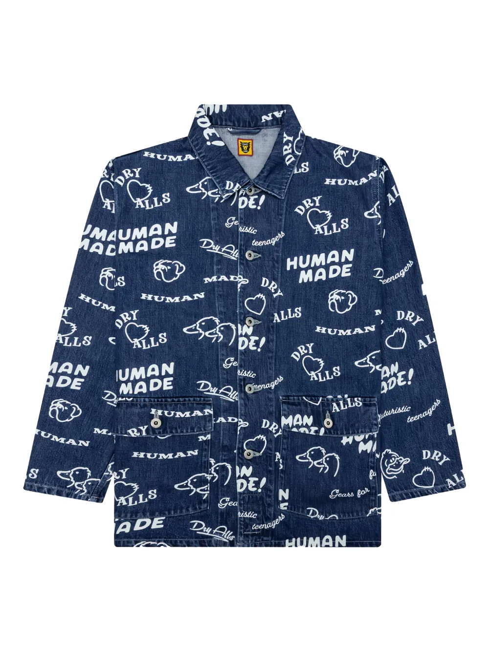 Human Made Denim jack Blauw