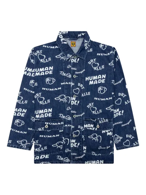 Human Made chamarra con logo estampado
