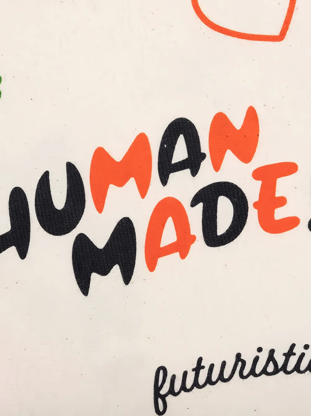 Human Made Shirtjack met grafische print Wit