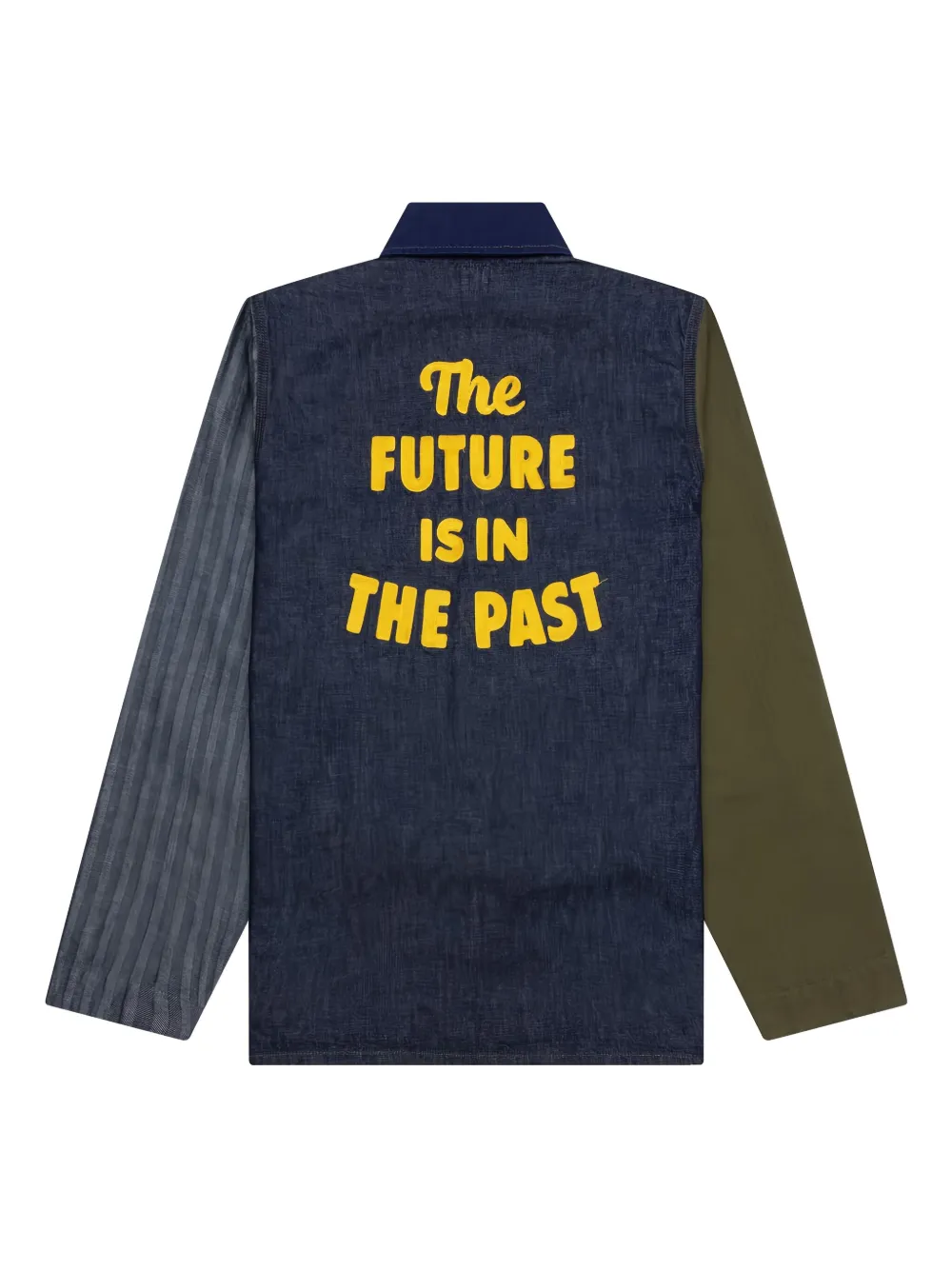 Human Made Crazy Coverall jack met patchwork en vlakken Groen