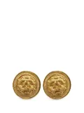 CHANEL Pre-Owned 1994 Gold Plated CC Clip On Earrings costume earrings