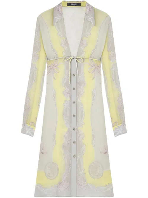 Robe-chemise Cameo à coupe mi-longue - Versace - Modalova