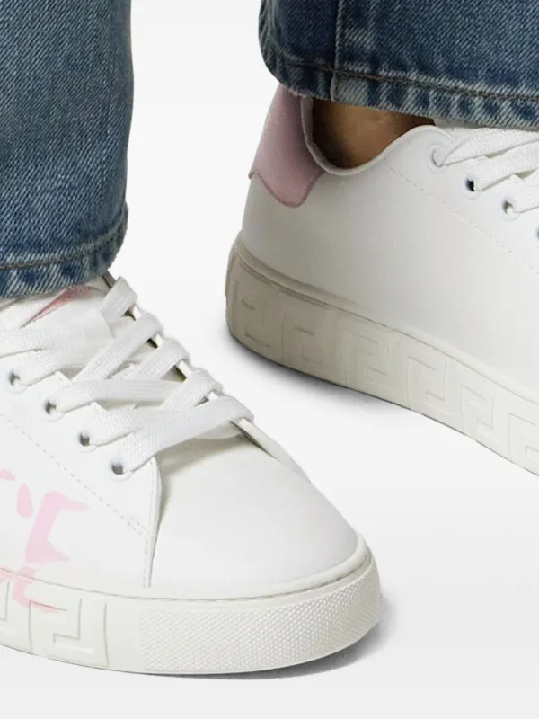 Versace Greca logo-print Sneakers | White | FARFETCH PL