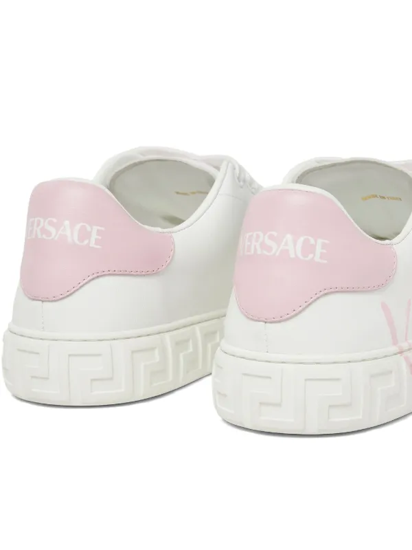 Versace グレカ ロゴ スニーカー | ホワイト | FARFETCH JP