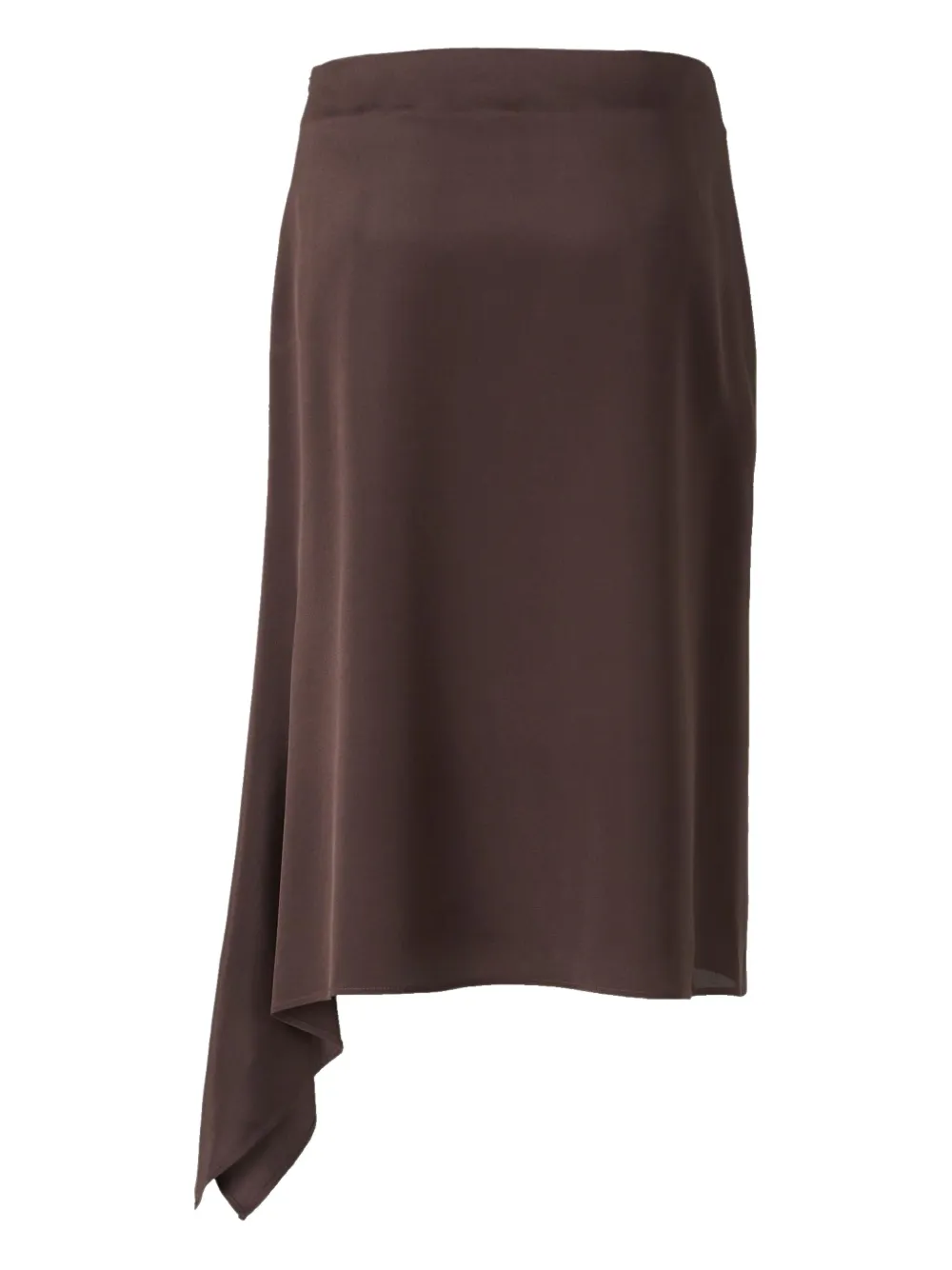 Peserico Midi-rok met gedrapeerd detail - Bruin