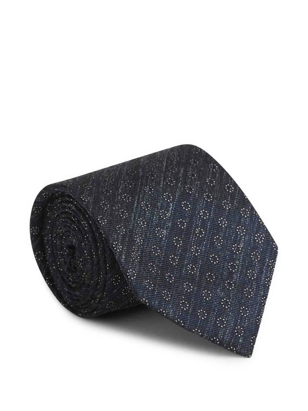 Zegna Zijden stropdas Blauw