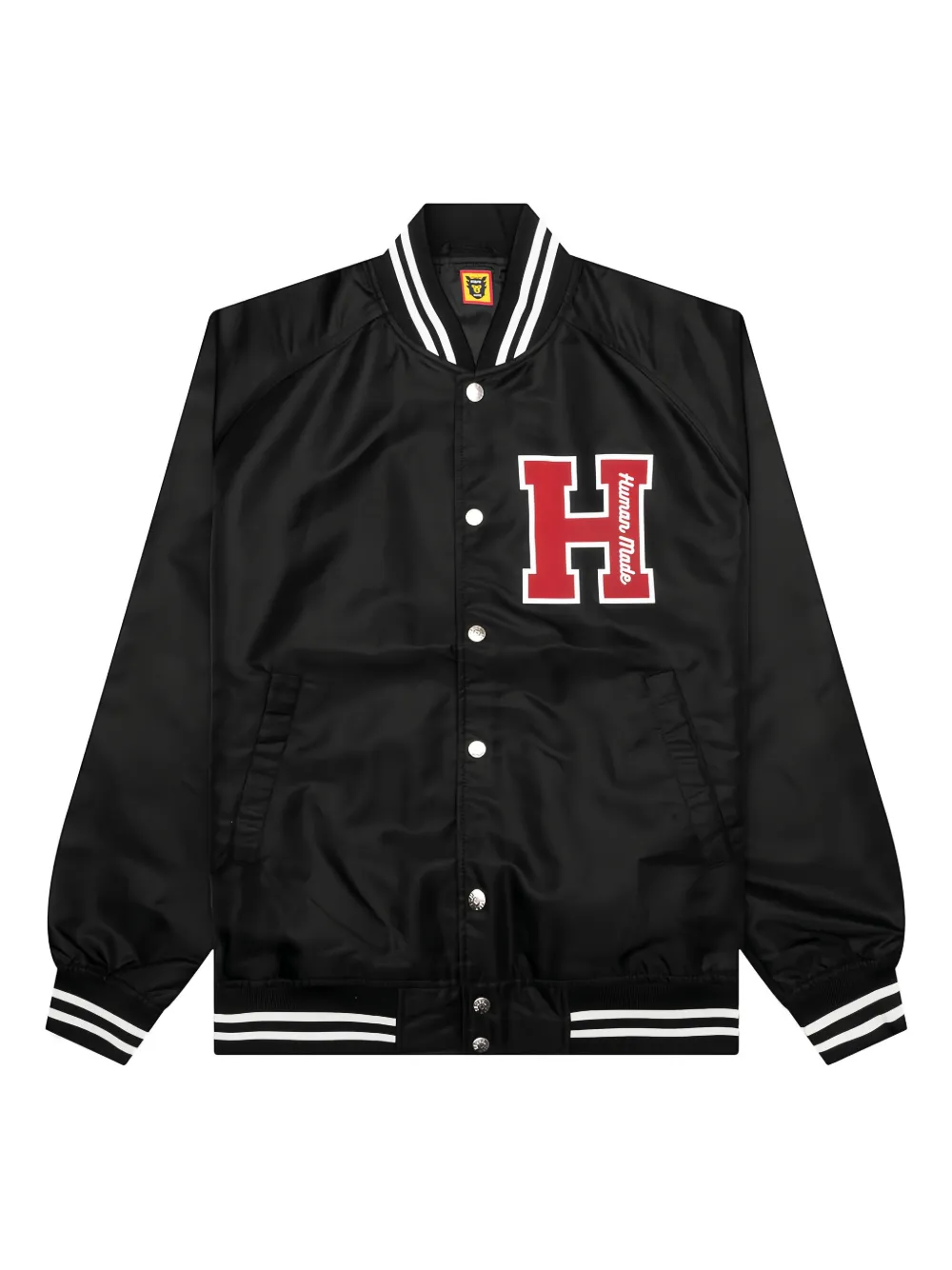 varsity H-logo bomber jacket