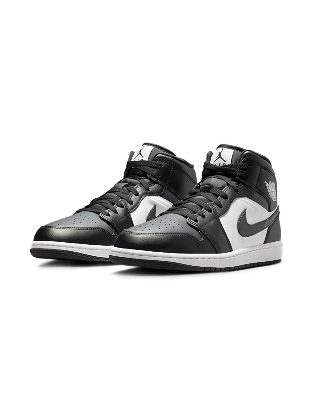 Jordan Kids Jordan 1 Mid "Black Summit White Off Noir" sneakers