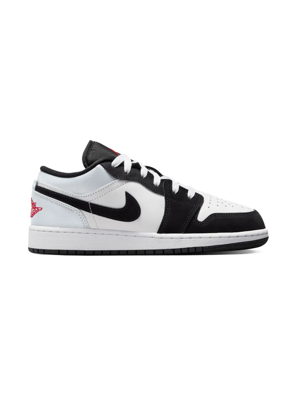 Jordan Kids Jordan 1 Low SE Panda Toe sneakers - Wit