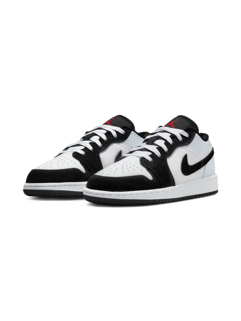 Jordan Kids Jordan 1 Low SE "Panda Toe" sneakers White