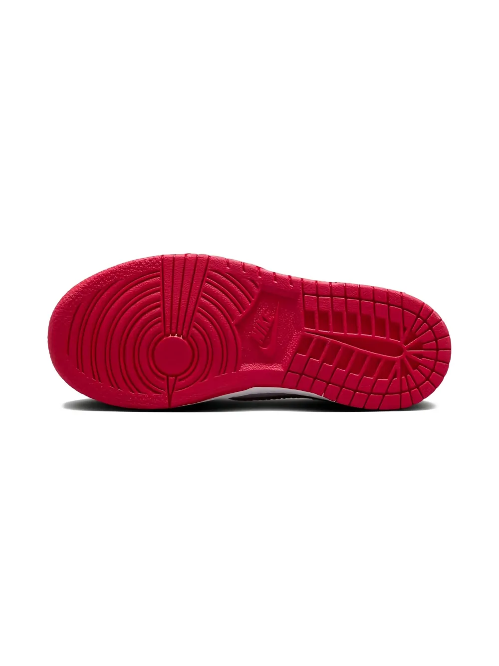 Nike Kids Dunk Low "White University Red" sneakers Rood