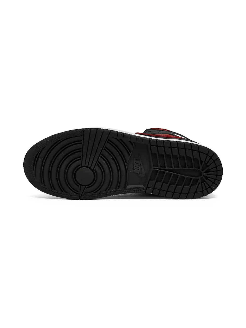 Jordan Kids Air Jordan 1 Mid "Bred Twist" sneakers Black