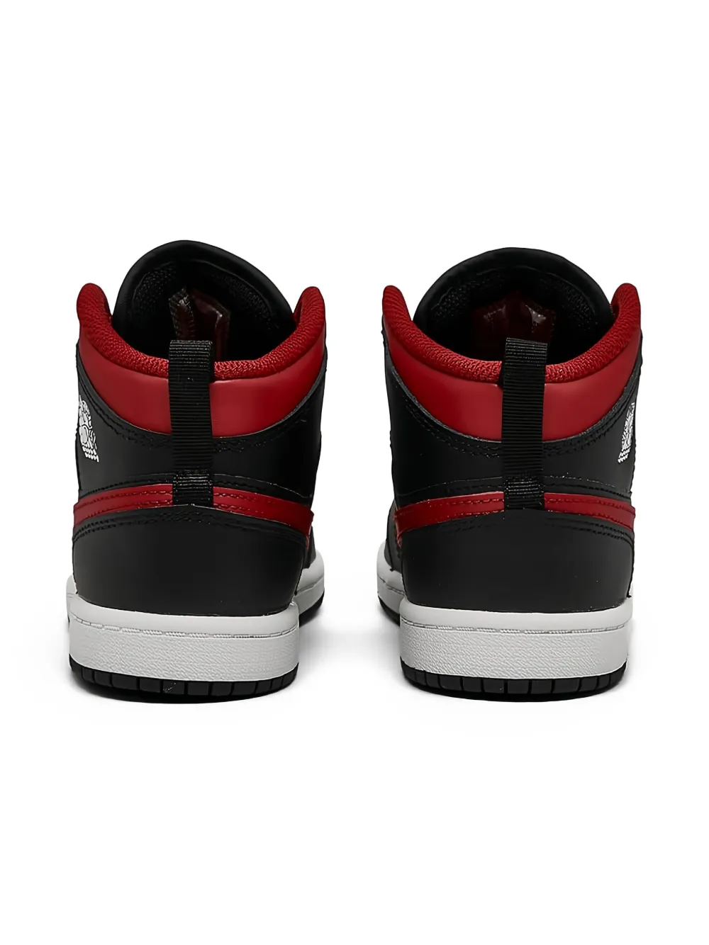 Jordan Kids Air Jordan 1 Mid "Bred Twist" sneakers Black