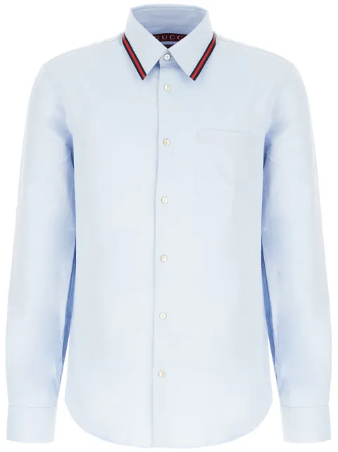 Gucci camisa con detalle Web