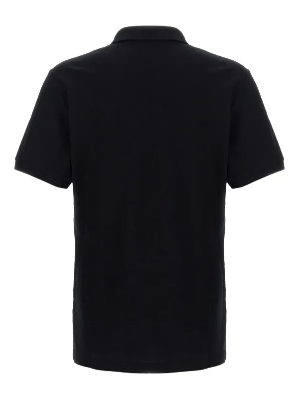 Moschino logo-embroidered Polo Shirt | Black | FARFETCH
