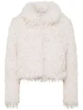 Unreal Fur Swan Lake jacket - White