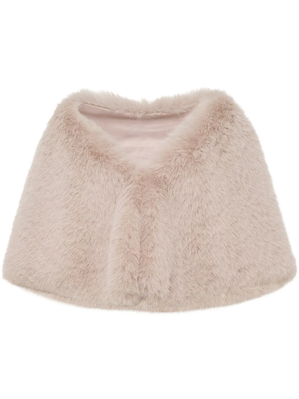 Unreal Fur Yasmine cape | Neutrals | Image 1