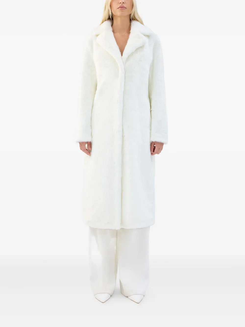 Unreal Fur Dove coat | Single Breasted Coats | Image 2