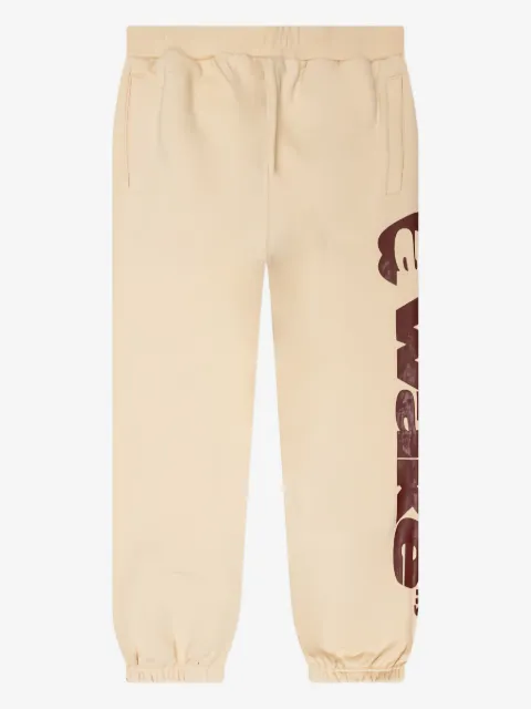 Awake NY Kordelzug-Jogginghose mit Apfel-Print