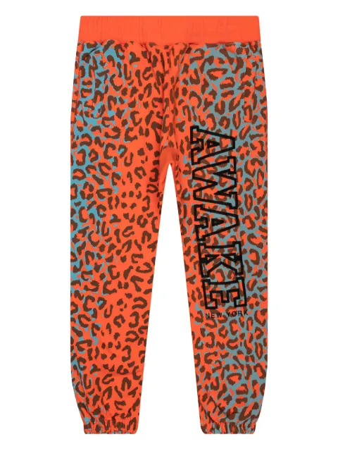 Awake NY leopard-print drawstring track pants