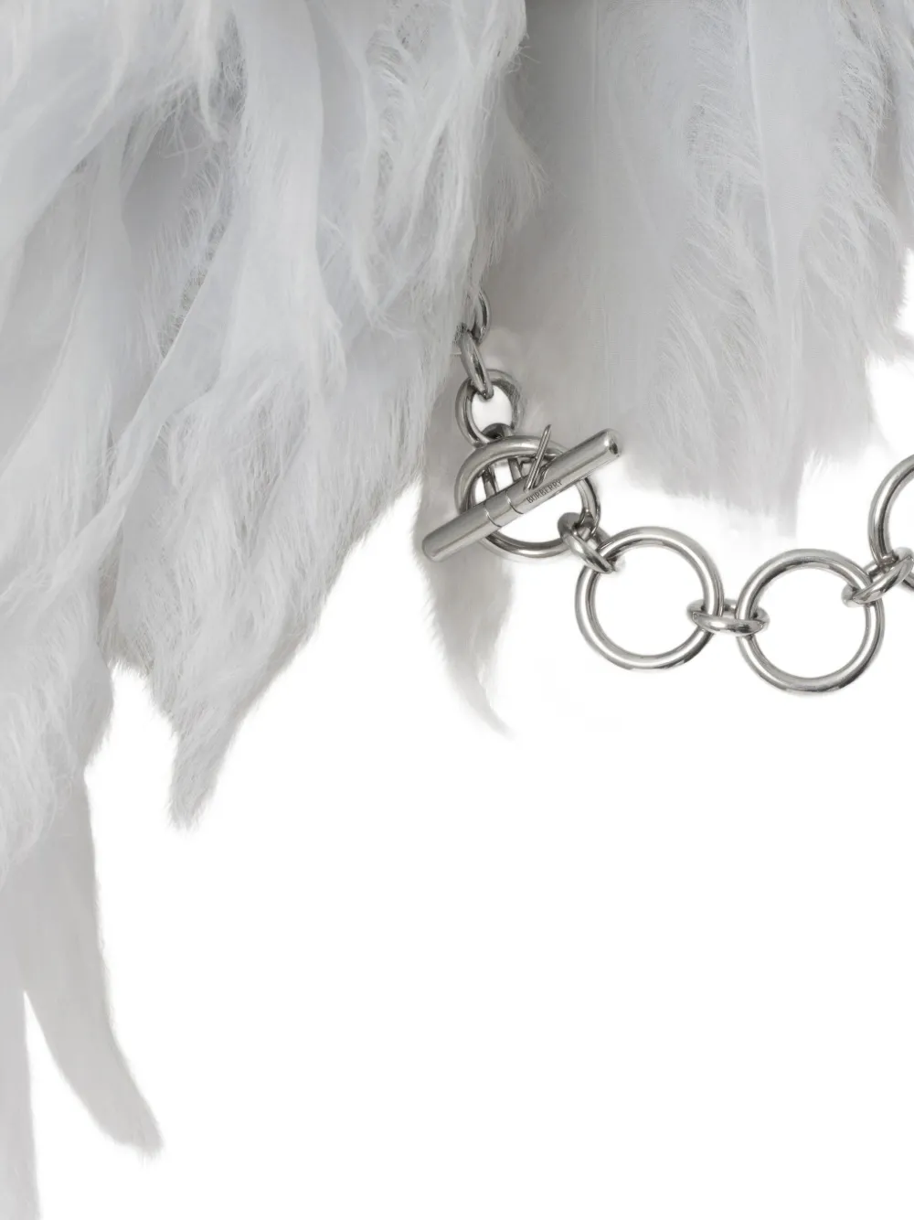 Burberry cuello de seda con plumas artificiales | Hombre | Image 2