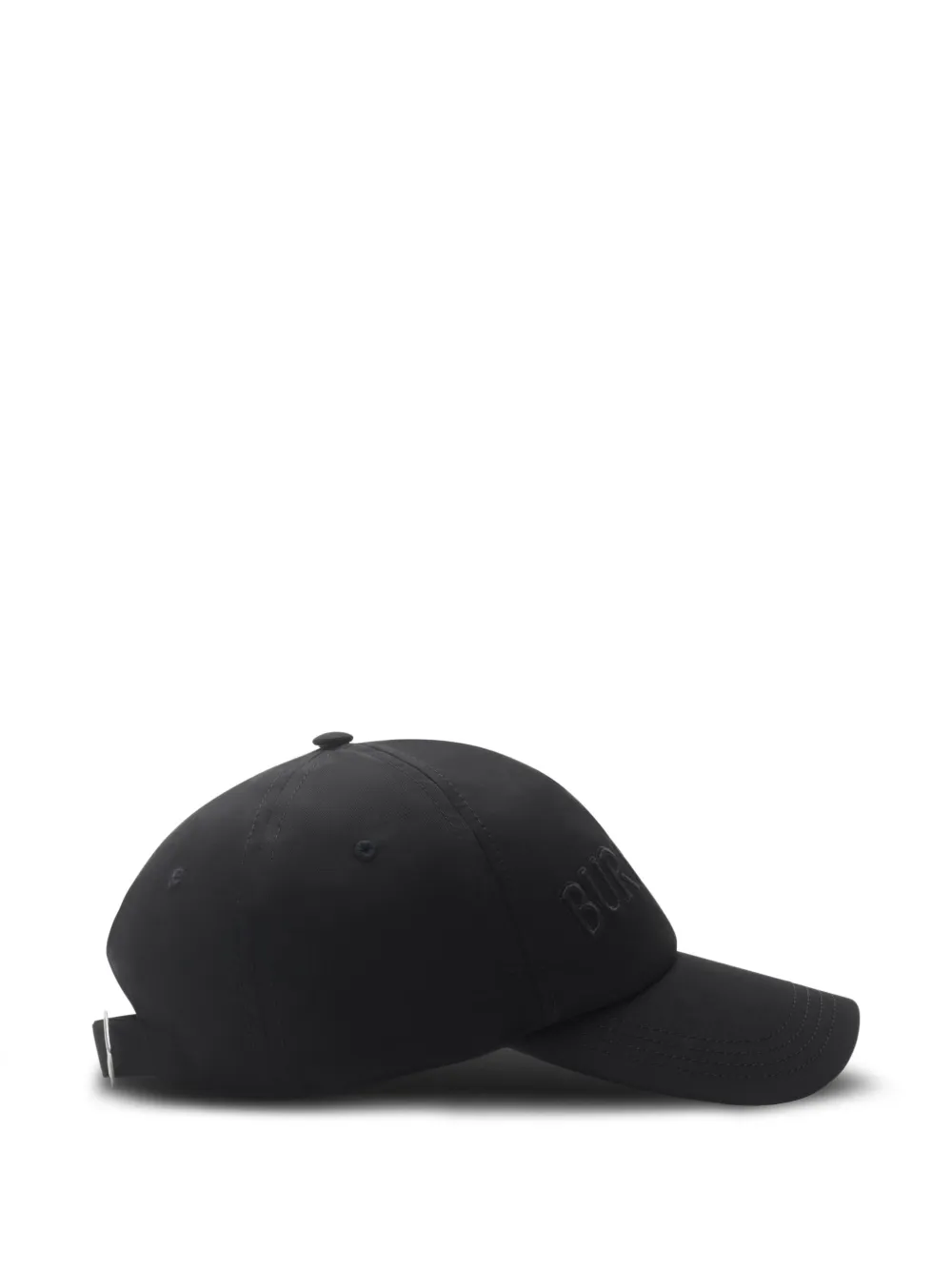 Burberry Gabaradine honkbalpet met logo Zwart