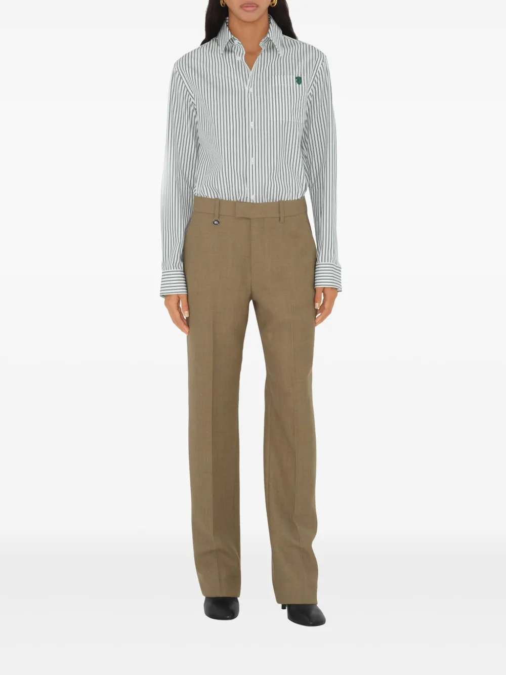Burberry Wollen pantalon Beige