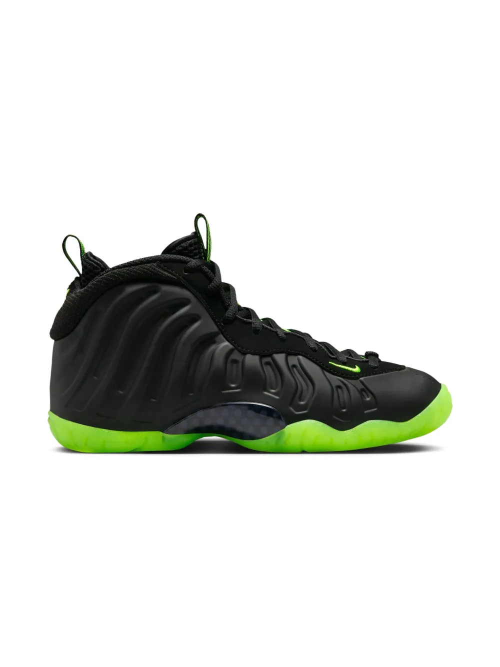 Nike Kids Little Posite One "Black Volt" sneakers