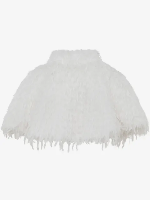Unreal Fur faux-fur wedding capelet