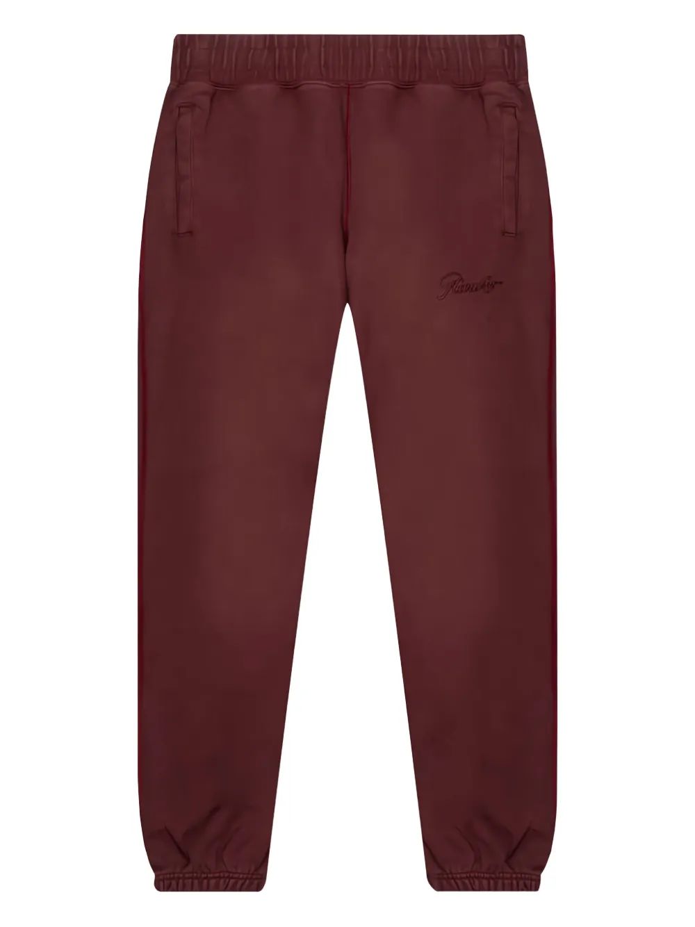 Awake NY logo-embroidered track pants Rood