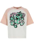 Kenzo cartoon-print T-shirt - White