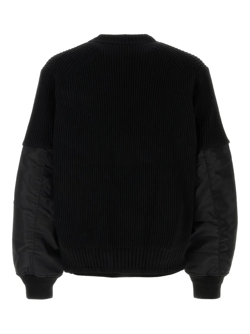 Sacai Gonz multi-patch sweater - 001|BLACK