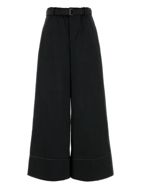 sacai welt-pockets cuffed trousers