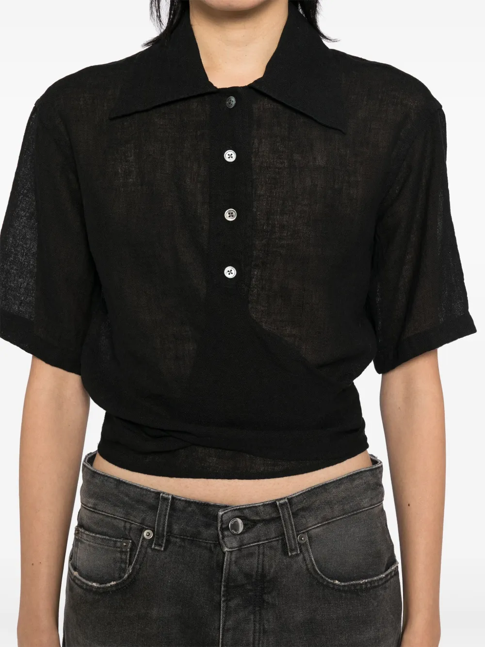 OUR LEGACY Nannas blouse Zwart