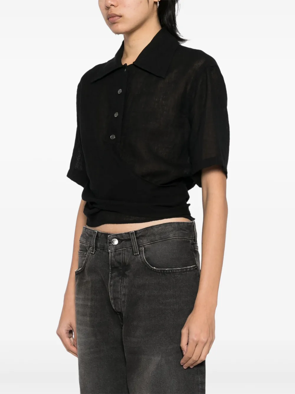 OUR LEGACY Nannas blouse Zwart