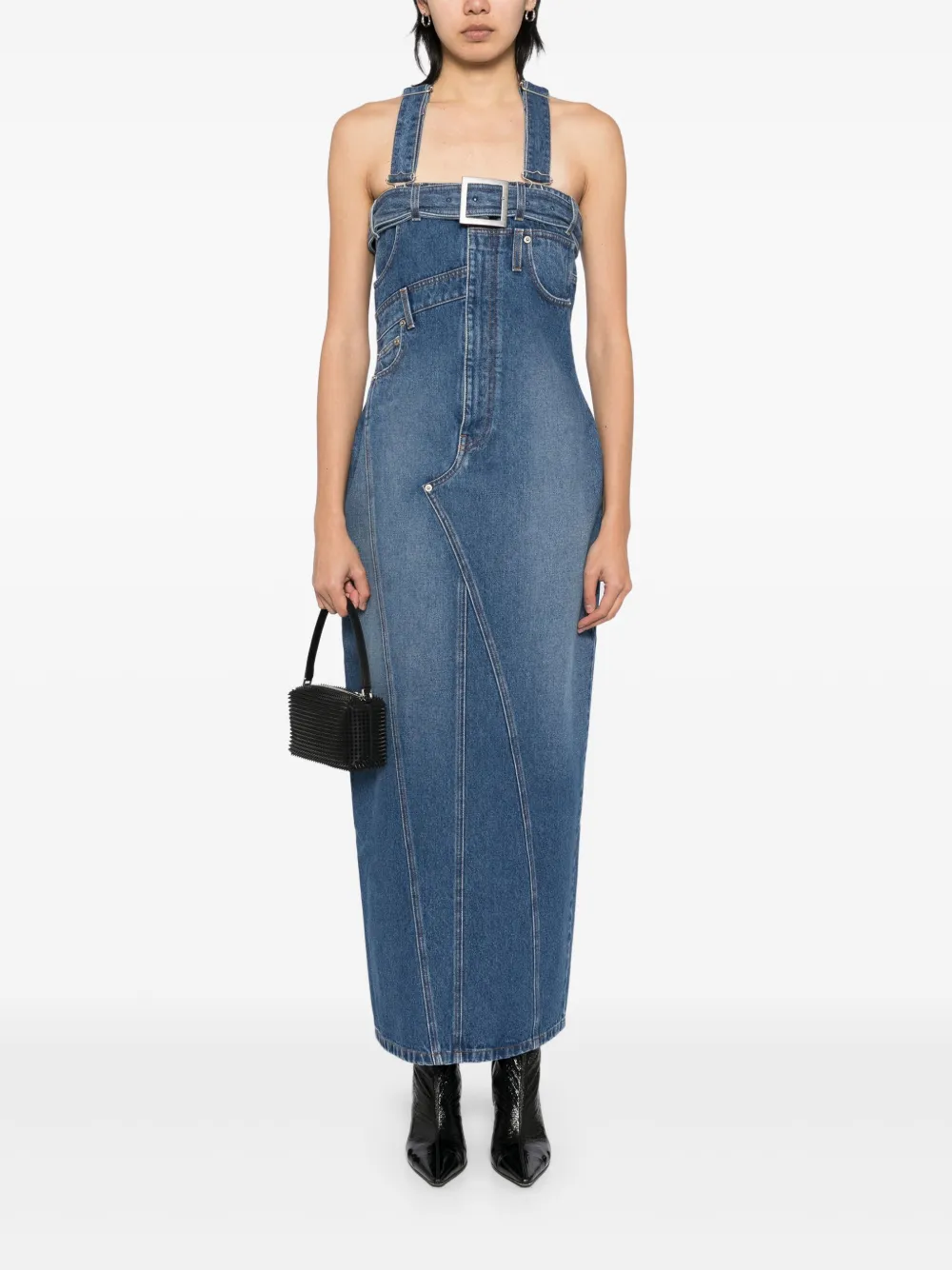 Jean Paul Gaultier The denim overall jurk - Blauw