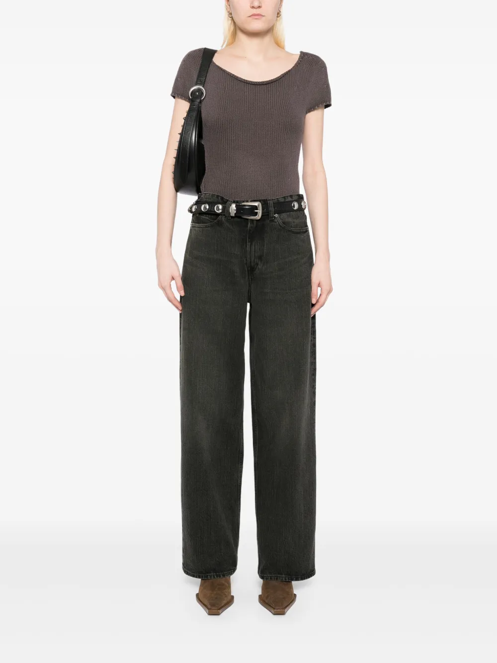 OUR LEGACY Straight jeans - Zwart