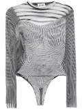 Jean Paul Gaultier The draped body morphing bodysuit - Black