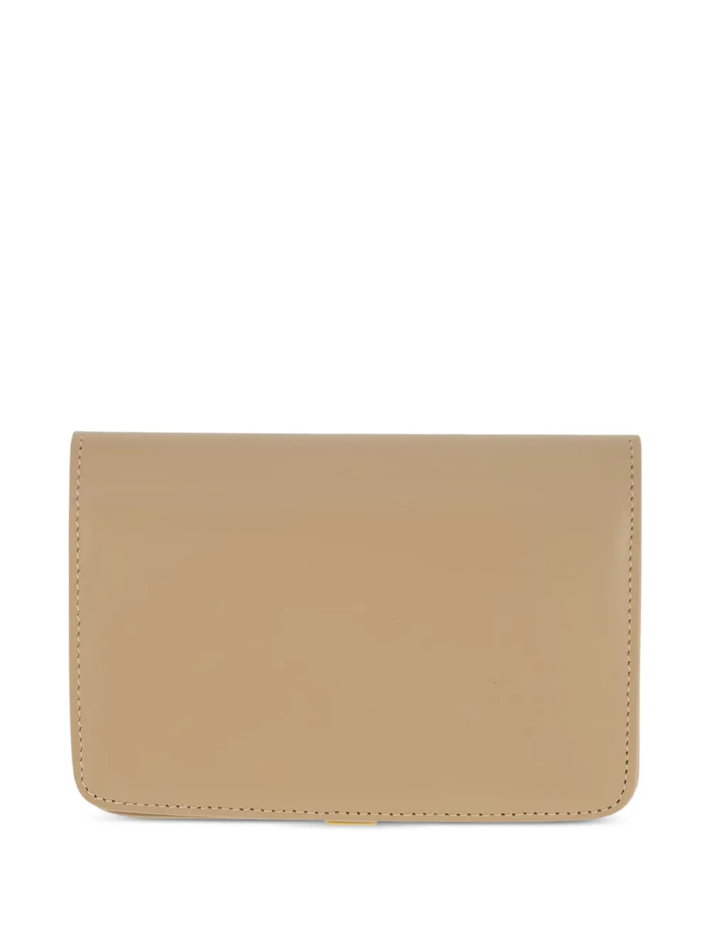 Saint Laurent Voltaire paspoorthoes verfraaid met logo - Beige