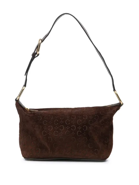 Céline Pre-Owned 20th Century C Macadam Suede shoulder bag